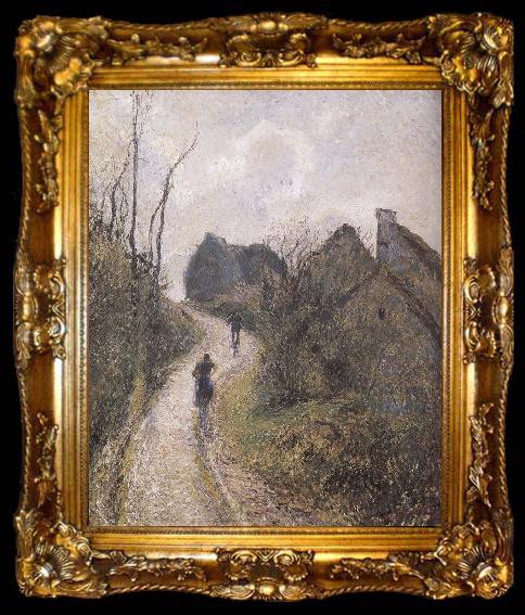framed  Camille Pissarro Sec, ta009-2